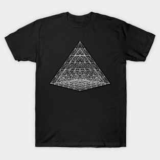 Pyramid Wireframe Plan T-Shirt